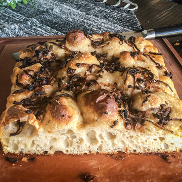 Open image in slideshow, Caramelized Onion Focaccia(LJ)